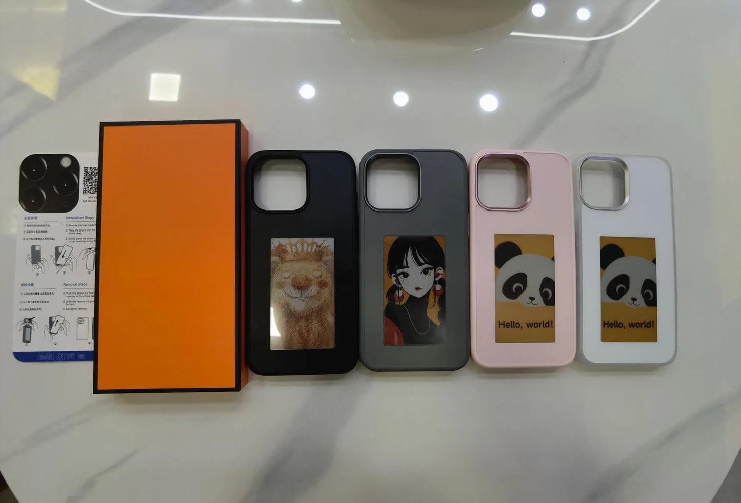 E-ink Screen Projection Screen DIY Phone Case!