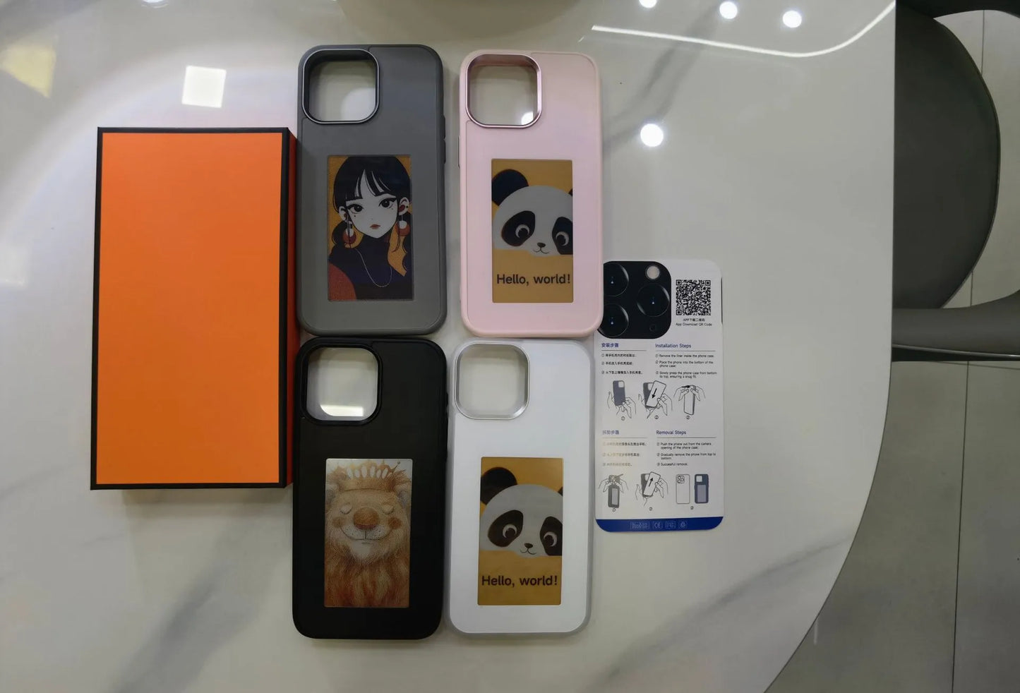 E-ink Screen Projection Screen DIY Phone Case!